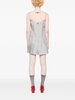 Striped Pleated Minidress