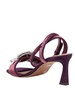 velvet sandal color with a stone buckle