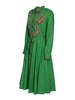 Paisley flower shirt dress