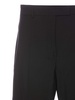 Black Pants Zip And Hook Closure Wide Model