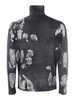 Cracked Effect High Neck Pullover