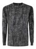 Tonal Effect Round Neck Reversible Pullover