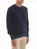 Biscuit pattern cashmere jumper