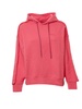 Embroidered logo hoodie in pink