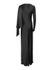 Long dress in satin