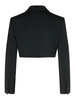 Black Wool Blend Blazer
