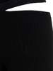 Ribbed flared pants