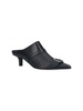 Mules with buckle