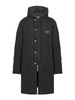 Label Long Down Jacket