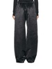 Viscose Trousers With Wrinkled Effect