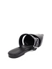 Buckle-detail leather mules
