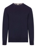 Round Neck Sweater Blue Sand