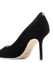 Love 85 black suede pumps
