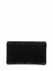Silk satin clutch