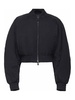 Bomber Jacket With Balloon Sleeves