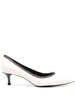 Leather pumps