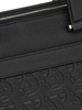 Monogram-Embossed Leather Briefcase