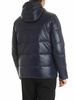 Reversible down jacket in blue