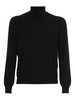 Worsted wool turtleneck
