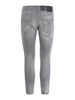 Faded ripped effect skinny jeans
