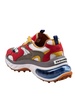 Bubble Sneakers In Multicolor Suede And Mesh