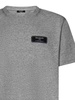 Gray Organic Cotton Jersey Crewneck T-Shirt