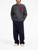 De Coeur Intarsia-Logo Wool Jumper
