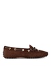 Heaven lace detail nubuck loafers