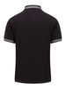 Cotton polo shirt with logoed profiles