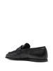 Loafers with logo plaque