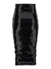 Sequin midi skirt