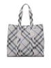 Tote Bag In Vintage Check Print