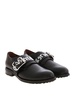 Graffiti print monk straps