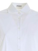 Mini beads on the cuffs shirt in white