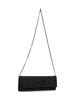 Black Silk Satin Clutch