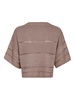 Polished Viscose Ribbon Sweater
