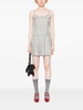 Striped Pleated Minidress