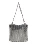 Metal chain designed bag with logo