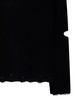Black Merino Wool Crew-Neck Sweater for Kids