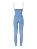 Jumpsuit with shoulder pads