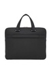 Monogram-Embossed Leather Briefcase