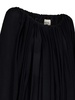 Silk Georgette Long-Sleeved Draped Top
