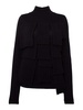 Panelled Flap Sweater
