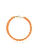 Glass And Brass Bead Necklace