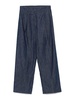 Chambray Relaxed Wide Leg Pant