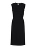 Dress with inlay and back cut out