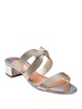 Esencia 35 mule in laminated leather