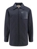 Padded and quilted nylon jacket
