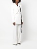 White Edith wrap blazer