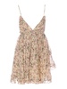 Cream Gold Hanna Mini Dress